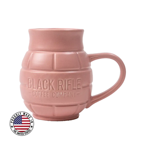 BRCC Grenade Mug, Sand Pink