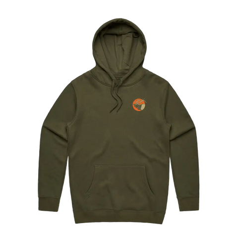 Elk Badge Pullover Hoodie