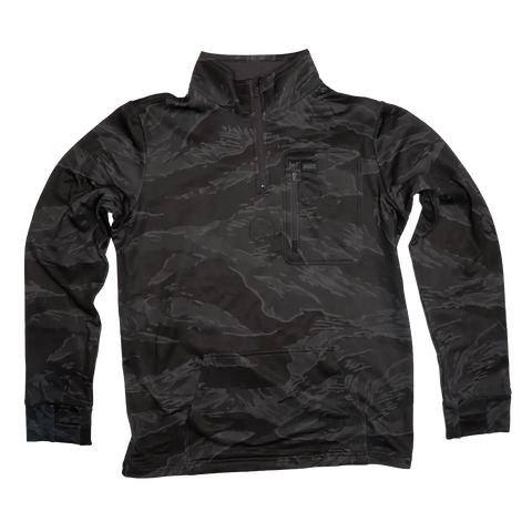 MO Grenade Waffle Fleece Quarter Zip Pullover