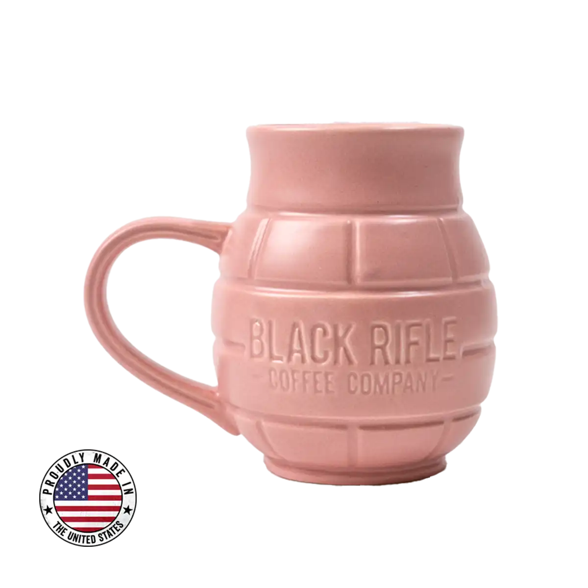 BRCC Grenade Mug, Sand Pink