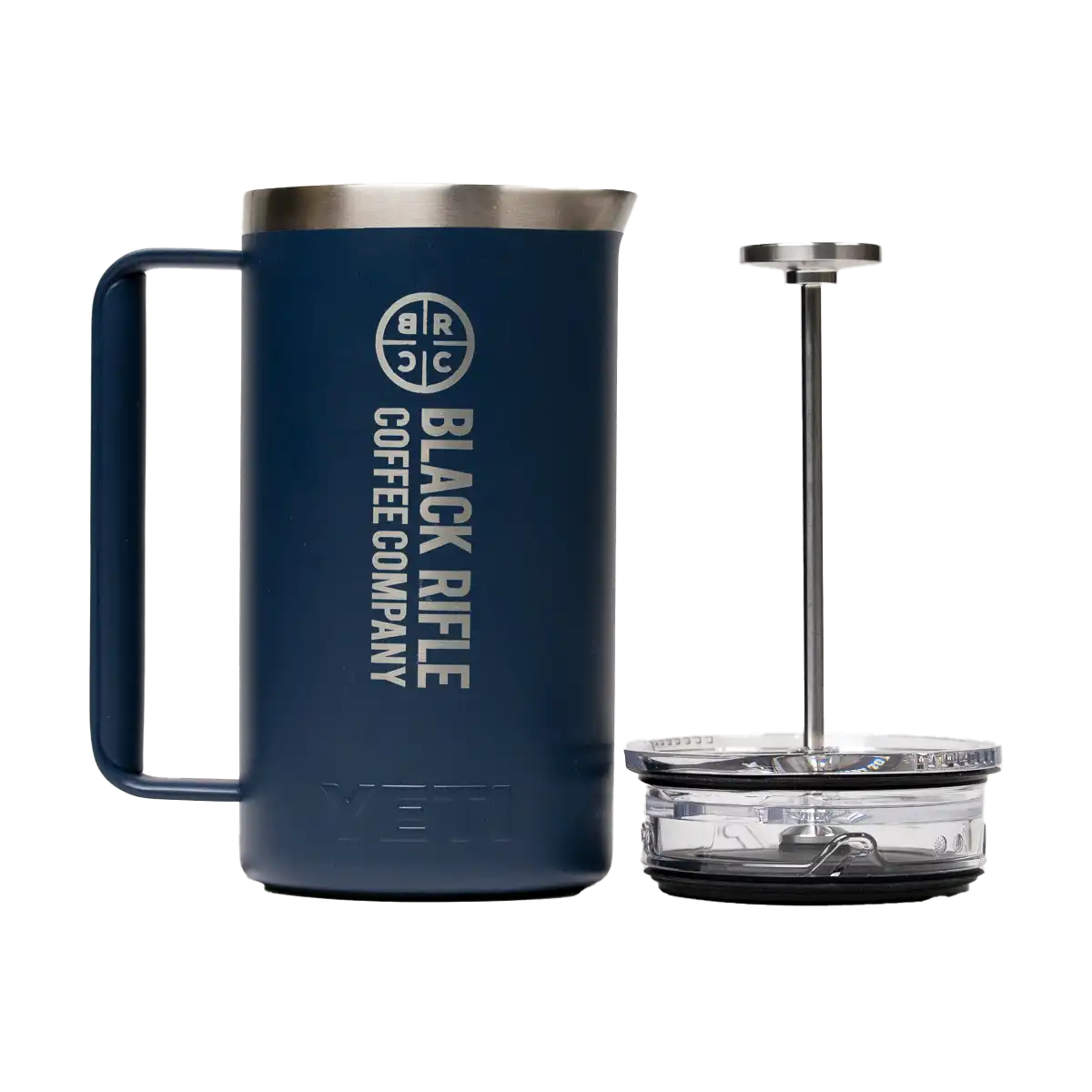BRCC x YETI Company Logo French Press