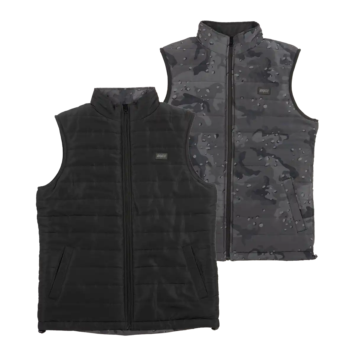 BRCC PVC Patch Reversible Matte Puff Vest